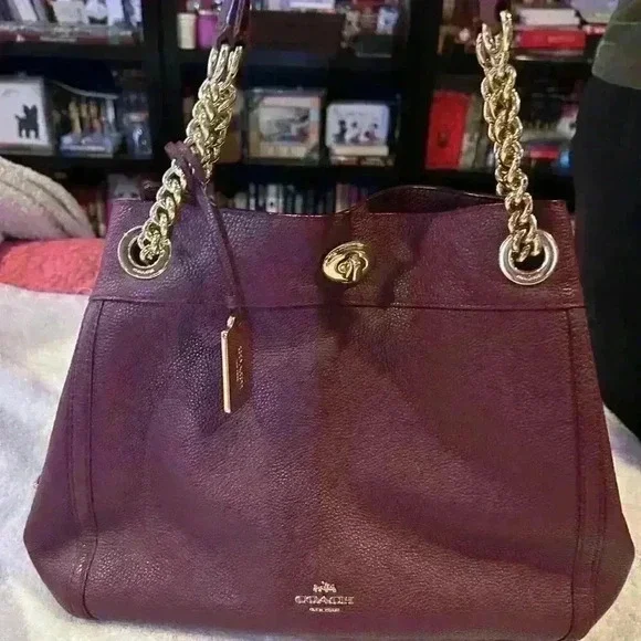 Coach Turnlock Edie Shoulder Bag - Picture 1 of 13